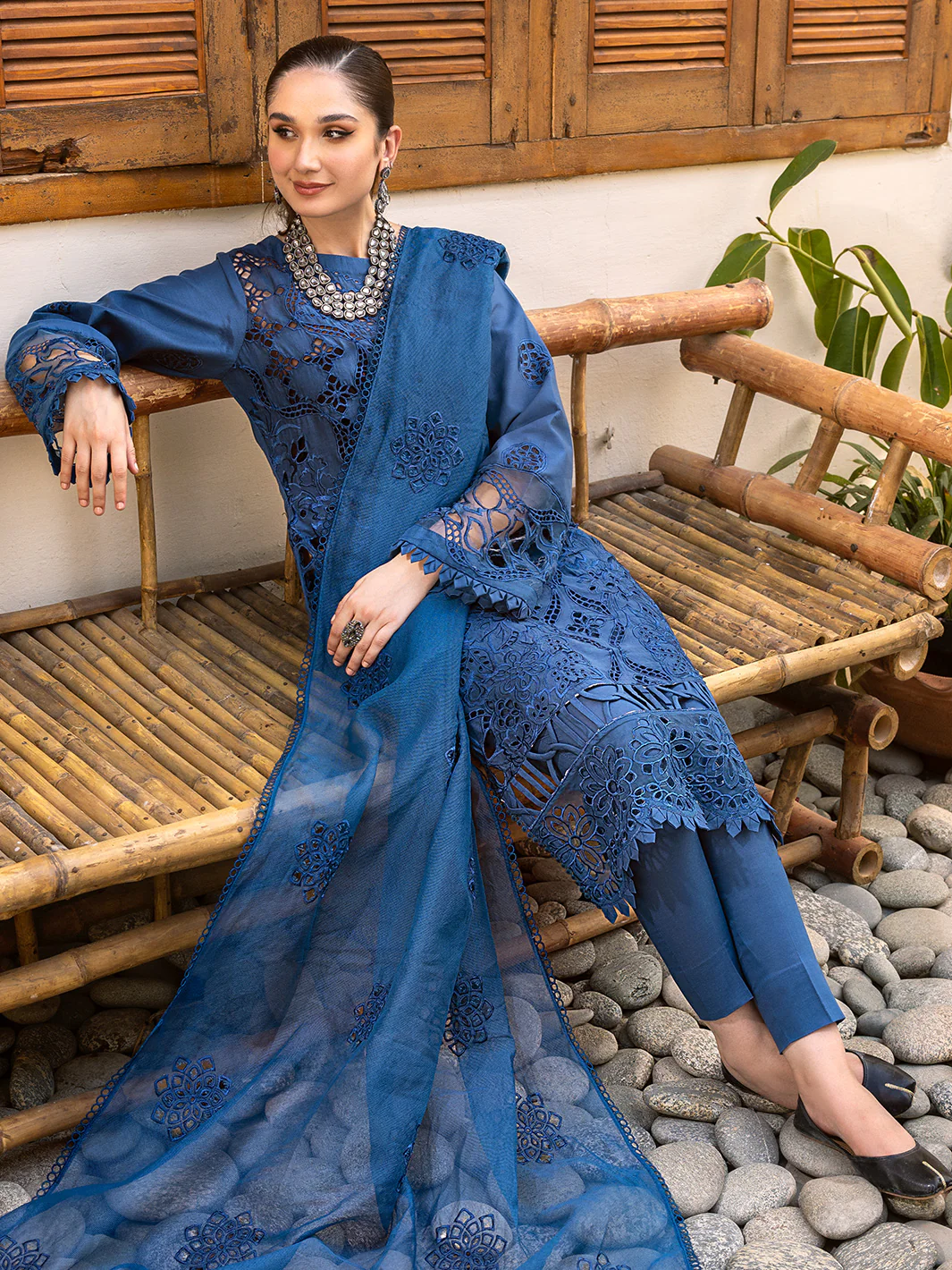 LLE - 09 | Unstitched 3 PC - Image 3