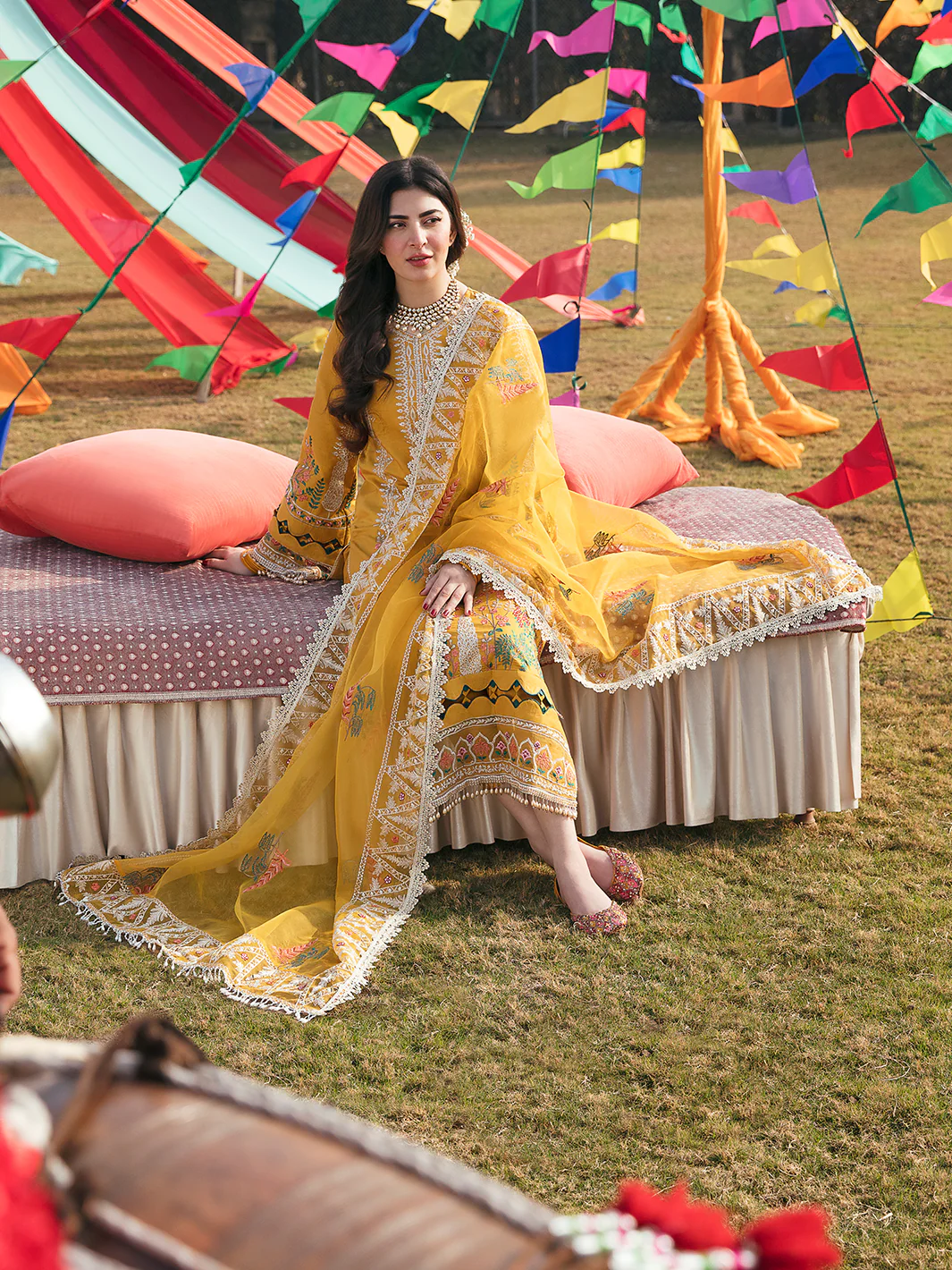 Nargis | Unstitched 3 Piece Luxury - Image 5