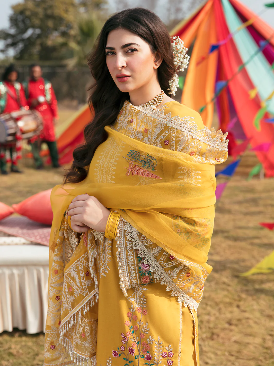 Nargis | Unstitched 3 Piece Luxury - Image 7