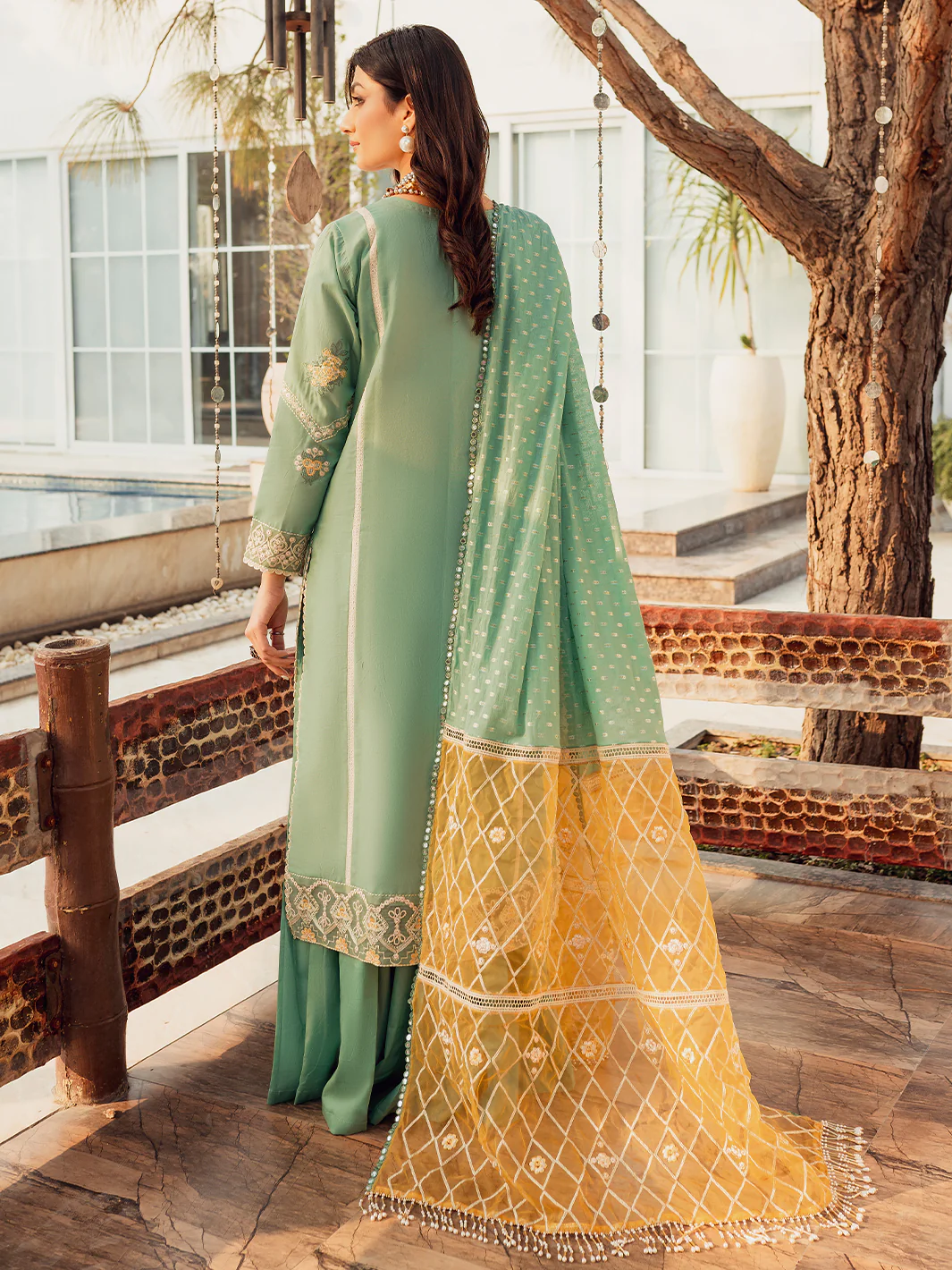 NNS - 07 | Unstitched 3 Piece - Image 3