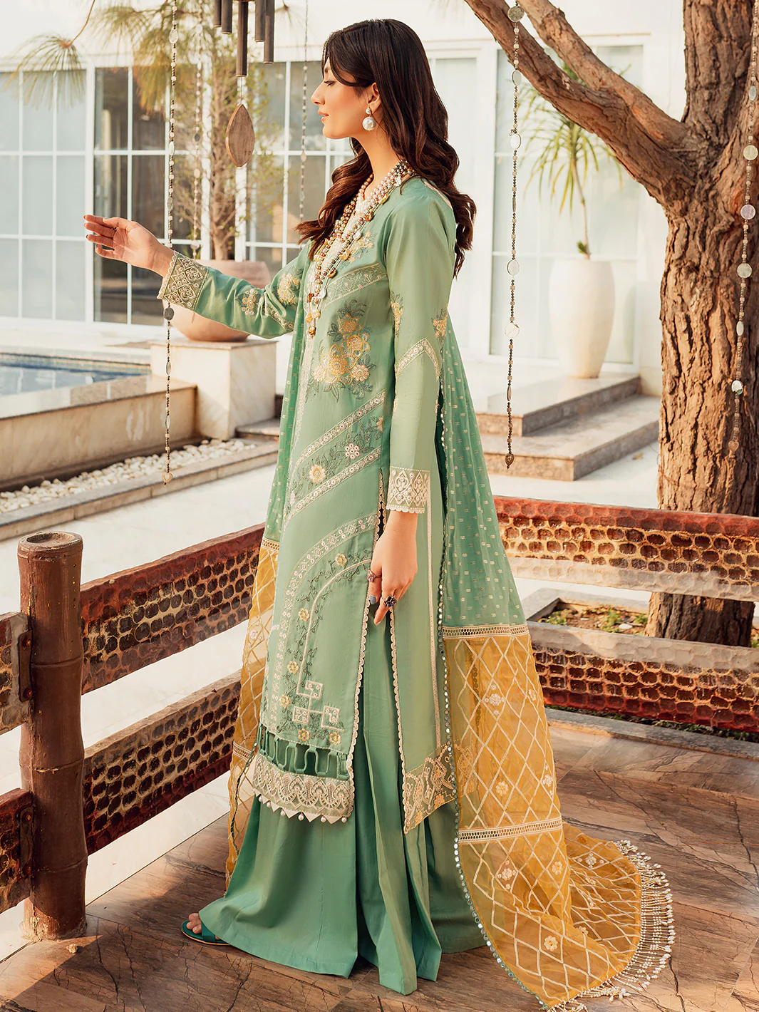 NNS - 07 | Unstitched 3 Piece - Image 4