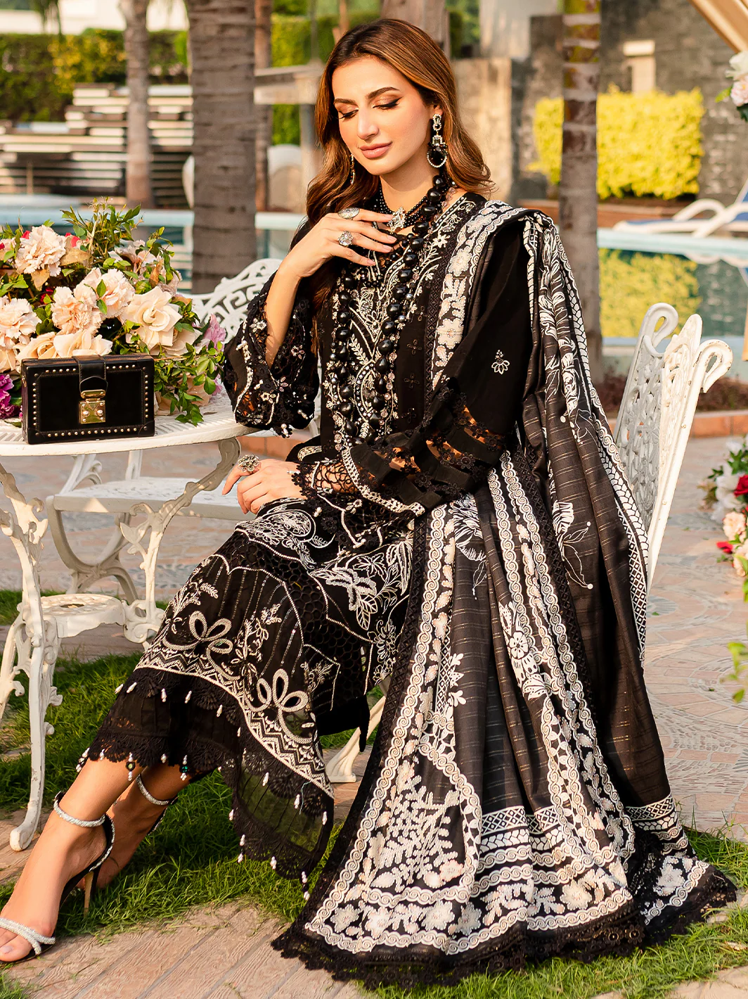 PW-01 | 3 PC Unstitched - Image 3