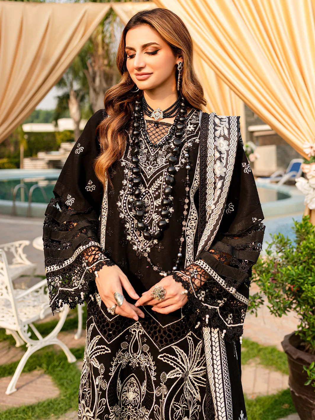 PW-01 | 3 PC Unstitched - Image 4