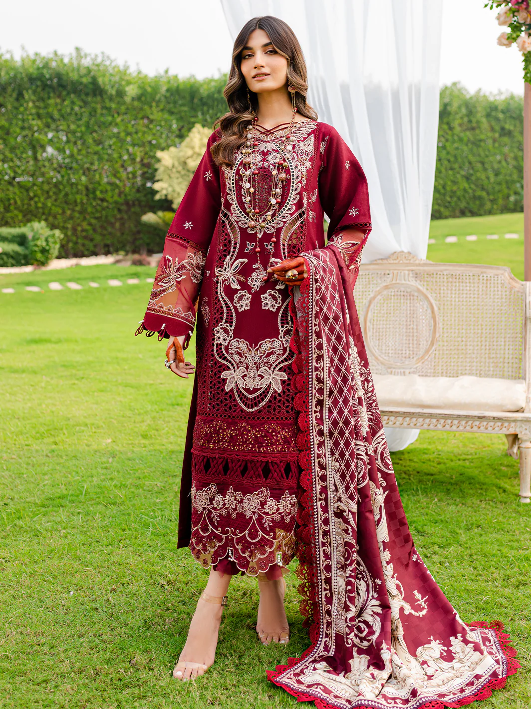 PW-05 | 3 PC Unstitched - Image 4